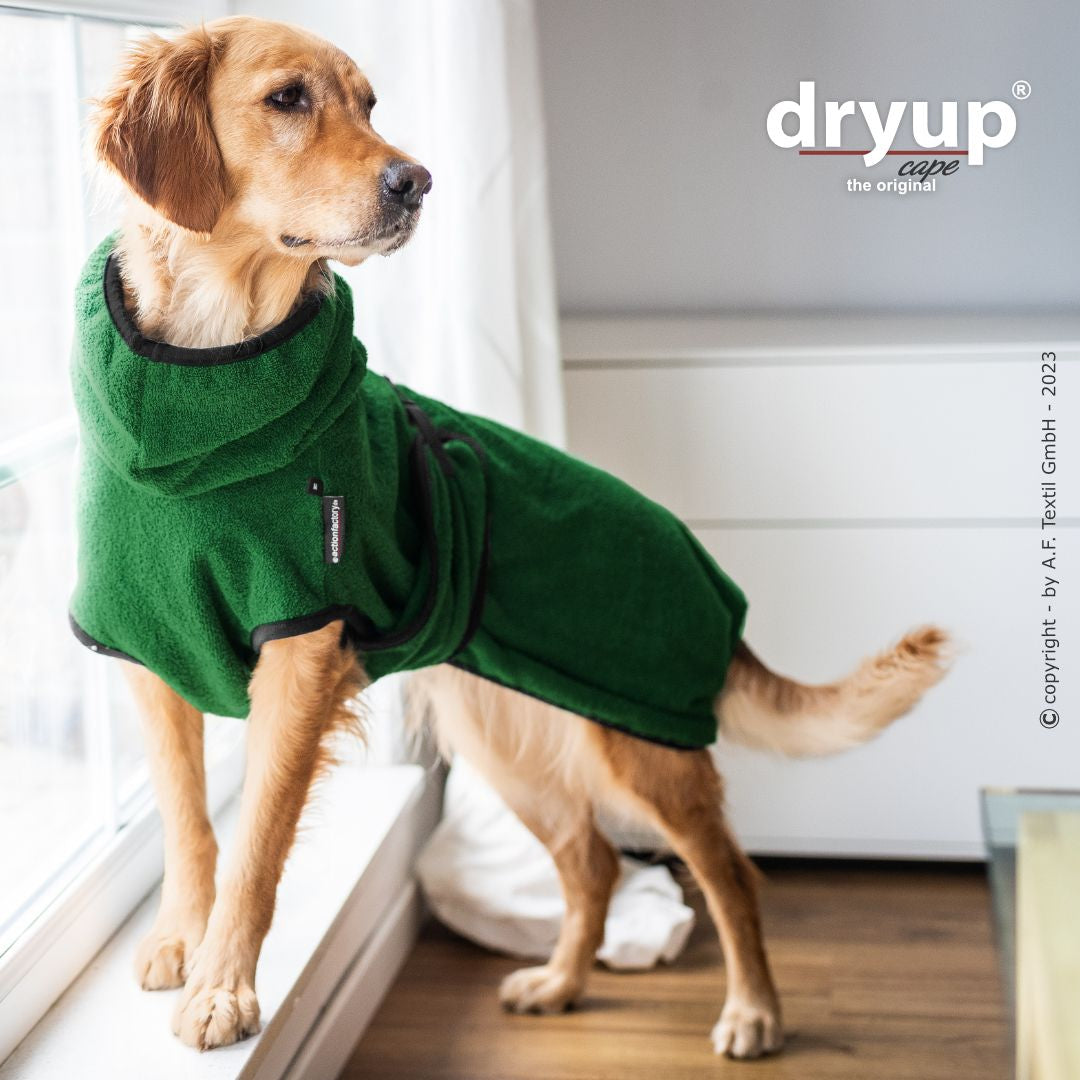 Dryup cape - Donkergroen
